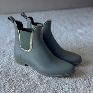 Jack Rogers Women's Sallie Rain Boot, Olive (Size 9)